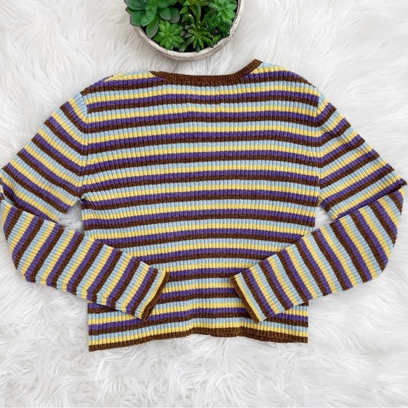 Zara Kids Girls (2) Bundle Striped Crewneck Long Sleeves Sweater Size 11-12 - Picture 9 of 12
